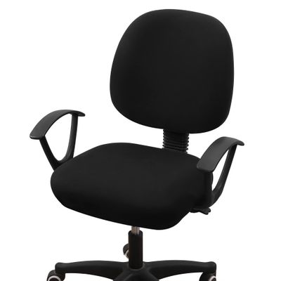 Smiry Stretch Printed Office Computer Desk Chair Covers for Seat & Backrest