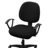 Smiry Stretch Printed Office Computer Desk Chair Covers for Seat & Backrest view 1