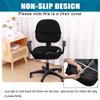 Smiry Stretch Printed Office Computer Desk Chair Covers for Seat & Backrest view 3