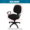 Smiry Stretch Printed Office Computer Desk Chair Covers for Seat & Backrest view 4