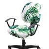 Smiry Stretch Printed Office Computer Desk Chair Covers for Seat & Backrest view 1