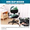 Smiry Stretch Printed Office Computer Desk Chair Covers for Seat & Backrest view 3