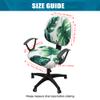 Smiry Stretch Printed Office Computer Desk Chair Covers for Seat & Backrest view 4
