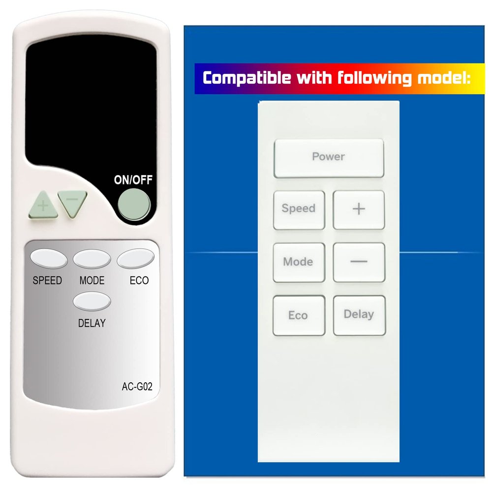 Replacement for GE AC Air Conditioner Remote Control AHFK18AAH1 AHFK24AAH1 AHH24DZH1 AHK08LZW1 AHP06LZQ1 AHP06LZW1 AHP08LZW1 AHP10LZQ2 AHP12LZW1 AHP14LZW1 AHQ06LZQ1 AHQ06LZQ3 AHQ06LZW1 AHSK24AAH1