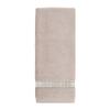2 Piece Beautiful Taupe Color Extremely Soft, Warm, Cozy & Fluffy Cotton Bath Towels 16 in. L X 30 in. W X 0.3 in. H Size Modern Elegant Style, Machine Washable | Pretty Beige Shade, Highly Absorbent view 1