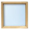 Glass and Wood Frame Insert for Doors (10 x 10, 1 3/4" Door Thickness) view 1