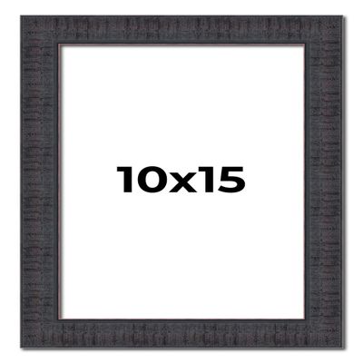 10x15 Frame Brown Rustic Solid Wood Picture Frame 1.5 Inches Wide | Interior Frame Depth 0.5 Inches | Sonoma Frame Complete with UV Acrylic Plexiglass, Foam Board Backing & Hanging Hardware
