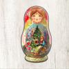 Designocracy Nutcracker Story Nesting Doll Holiday Outdoor Dcor Large Ornament by G. DeBrekht - 8115762M view 2