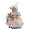19" Mrs. Pink Parasol Pastel Green, Pink, White Easter Egg Collectible Spring Home Dcor Figurine Decoration 402102 view 2