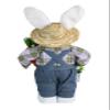 19" Farmer Bunny Rabbit Spring Easter Collectible Home Dcor Figurine Decoration 402015 view 4