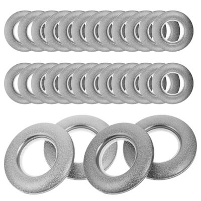 VICASKY Nano Sound Ring Designed Drapery Grommets 80pcs Plastic Curtain Grommets Self-Lock for Shower Curtains Easy to Use Home Accessories