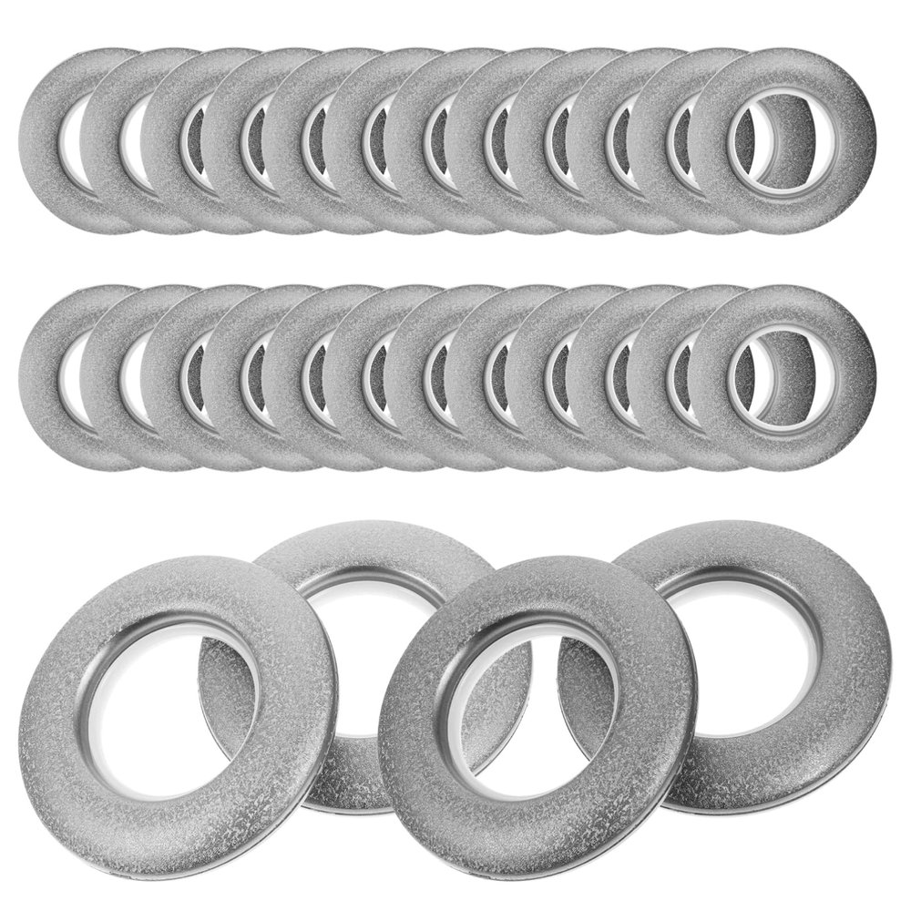 VICASKY Nano Sound Ring Designed Drapery Grommets 80pcs Plastic Curtain Grommets Self-Lock for Shower Curtains Easy to Use Home Accessories
