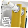 VICASKY Nano Sound Ring Designed Drapery Grommets 80pcs Plastic Curtain Grommets Self-Lock for Shower Curtains Easy to Use Home Accessories view 3