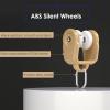 SRNSAEB Curved Curtain Track Ceiling Mount, Heavy Duty Aluminum Flexible Room Divider Rails System, 6.5 8 10 11.5 13 15 20 23 26 ft Long (Color : White, Size : 1.5m/4.9ft) view 4