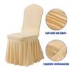 YOPOIY Chair Covers for Wedding Banquet Dining Room Removable Chair Slipcovers Living Room Parson Chair Covers 10 20 50 PCS Washable Chair Protector -Light purple-50PCS view 4