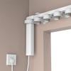 Automatic Curtain Opener,S Folding Electric Smart Curtains System,Motorized Curtains Rod with Remote & Timed,Compatible with Alexa/Google Home (Zigbee Motor, 4M (157.4in) Track) view 1