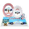 Personalized Police Car Plate Set, Bowl, Placemat, Mug, Mealtime, Dinner, Dinnerware - Choose Your Pieces view 1