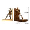 ARZARF Bookends Decorative Modern Simple Bookends Bookshelf Ornament Office Study Bookcase Desktop Non Skid Book Stoppers Decorative Bookend Bookends for Shelves view 2