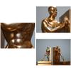 ARZARF Bookends Decorative Modern Simple Bookends Bookshelf Ornament Office Study Bookcase Desktop Non Skid Book Stoppers Decorative Bookend Bookends for Shelves view 3