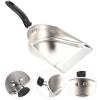UPKOCH Household Stainless Steel Ice Scoop Heavy Duty Handheld Shovel for Kitchen Use for Ice Flour Nuts and More Ergonomic Design for Comfortable Handling view 2