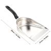 UPKOCH Household Stainless Steel Ice Scoop Heavy Duty Handheld Shovel for Kitchen Use for Ice Flour Nuts and More Ergonomic Design for Comfortable Handling view 4