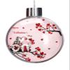 Christmas Ball Ornaments,Valentine's Day Gnome Heart Branch Plaid Pink Back Christmas Tree Hanging Decoration Shatterproof Plastic Baubles,Romantic Red Hearts Xmas Tree Pendants for Holiday Party view 2