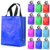 12 Pcs Non-woven Reusable Gift Bags With Handles for Party Favor 8W x 4L x10H Size view 1