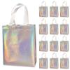 LOOKSGO 12 Pcs Non-woven Reusable Gift Bags With Handles for Party Favor 8W x 4L x10H Size view 1