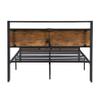 14 Inch Heavy Duty Full Size Metal Platform Bed Frame with Wooden Headboard and Footboard, Metal Platform BedLarge Under Bed Storage (Full) view 4