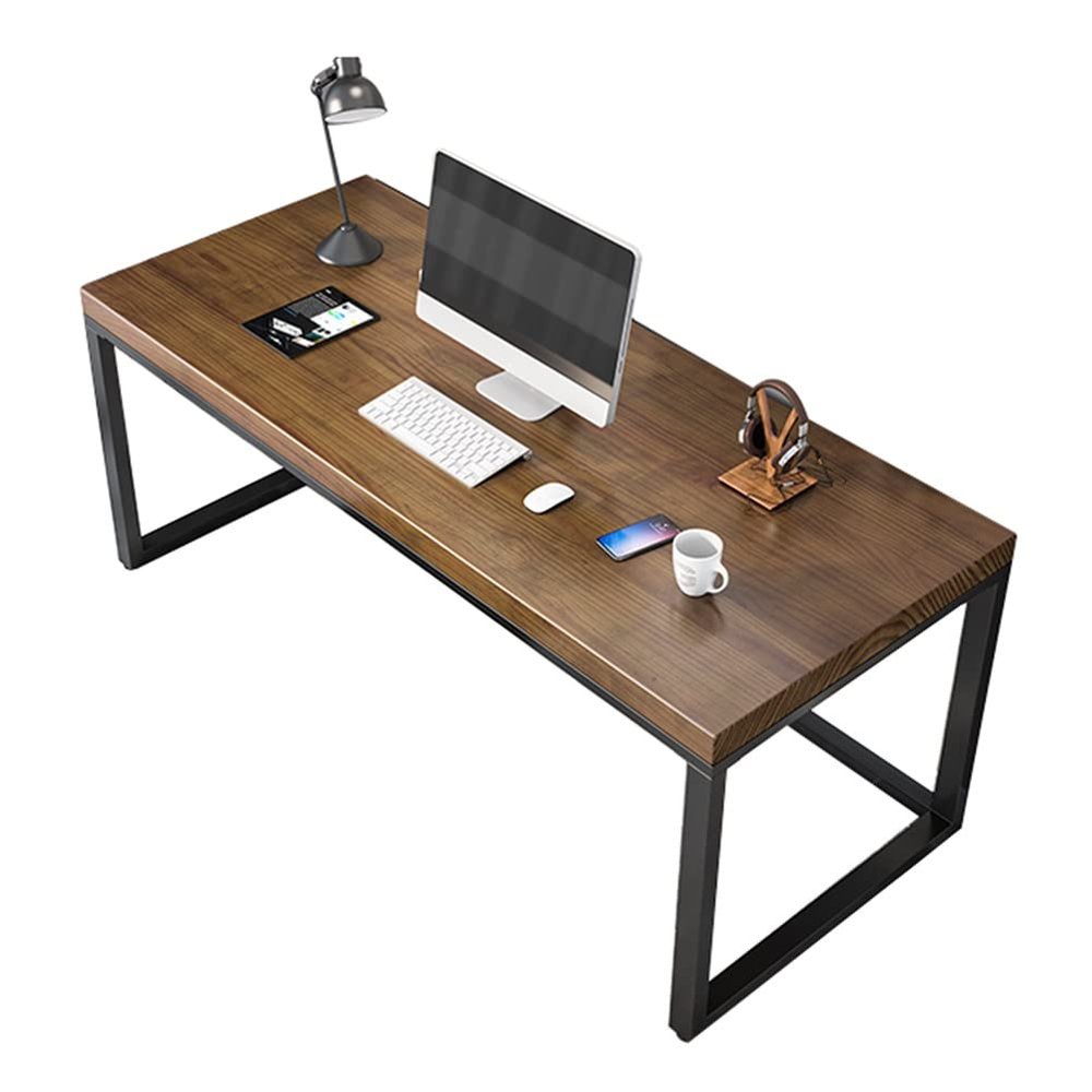 Home Office Solid Wood Computer Desk, for Reading and Writing Workstation Writing Desk Game Table, Multi Functional Natural Pine Long Desk (Size : 120x60x75cm)
