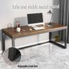 Home Office Solid Wood Computer Desk, for Reading and Writing Workstation Writing Desk Game Table, Multi Functional Natural Pine Long Desk (Size : 120x60x75cm) view 3