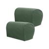 VIKAUL Chair Arm Protectors Slipcover Stretch Armrest Cover Set of 2 Sofa Non-Slip Arm Caps Armchair Cover Removable Armrest Cover for Recliner Couch Loveseat,Green view 1