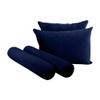 Cover ONLY Model V4 Twin Velvet Knife Edge Indoor Daybed Cushion Bolster - AD373 view 3