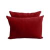 Cover ONLY Model V4 Twin Velvet Knife Edge Indoor Daybed Cushion Bolster - AD369 view 4