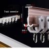 6 8 10 12 14 16 18 20 30 40 50 Ft Curtain Rail Track Black 3.3M/10.8FT , L/U/Arc Shape Flexible Curved Curtain Railing for Doorway/Closet/Restaurant/Hotel CommercialDouble rail side mounting view 3