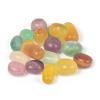 Justinstones 1/2LB Rainbow Fluorite Tumbled Polished Natural Crystal Healing Pocket Stones Rock Collection view 1
