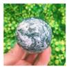 WGPHD Health& Household Natural Crystals Quartz Moss Agate Sphere Energy Reiki Healing Stone Ball Room Home Aquarium Decoration Gemstone (Size : 6-6.5cm) view 2