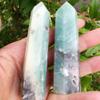 WGPHD Health & Household Natural Blue Sky Tower Quartz Caribbean Calcite Crystals Point for Decoration for Sale (Size : Approx 80-110mm) view 2