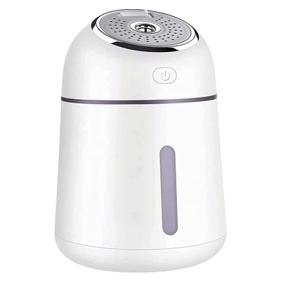 OJOINK Humidifier for Bedroom, Quiet Cool Mist Humidifiers USB Portable Desk Humidifier with Color Light, for Baby, Kids, Home