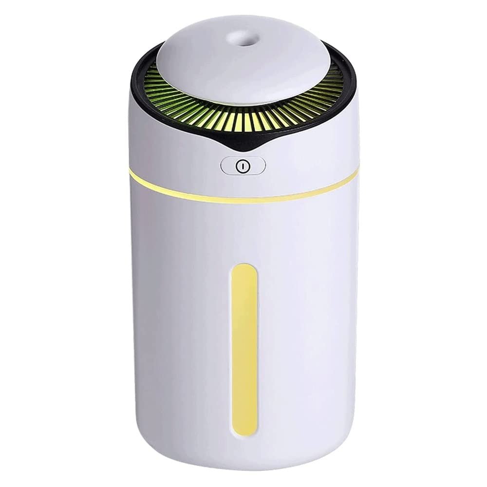 OJOINK Humidifiers for Bedrooms, 300ML Cool Mist Humidifier for Room, Plants, Quiet Humidifier, for Baby, Kids, Home (Color : White)