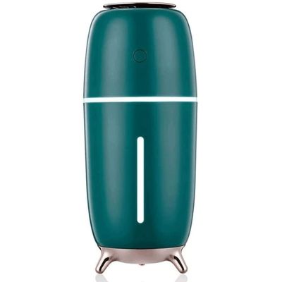 OJOINK Humidifiers for Bedroom, Cool Mist Humidifier, USB Personal Desktop Humidifier with Color Night Light, for Office Home (Color : Green)