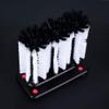 Bottle Washer,Water Bottle Cleaning Brush Glass Cup Washer with Suction Base Bristle Brush for Beer Cup, Long Leg Cup, Red Wine Glass and More Bar Kitchen Sink Home Tools view 3