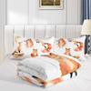 AILONEN Fox Comforter Set - Full Size, Cute Fox Quilt for Teen Girls & Kids, Animal Pattern Printed Superior Kids Bedding Set, Microfiber Fabric, 3 Piece Set (1 Comforter & 2 Pillowcases) view 3