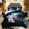 AILONEN Astronaut Comforter Set for Teens Boys Kids Girls, Space Astronaut Bedding Set Full Size,Outer Space Themed Quilted Duvet Bed Set,Planet Quilt,1 Comforter 2 Pillowcases 3 Piece view 1