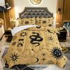 AILONEN Sun and Moon Comforter Set for Teens Boys Kids Girls, Galaxy Astrology Bedding Set Full Size,Bohemian Sun Moon Quilted Duvet,Galaxy Astrology Quilt,1 Comforter 2 Pillowcases 3 Piece view 1
