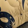 AILONEN Sun and Moon Comforter Set for Teens Boys Kids Girls, Galaxy Astrology Bedding Set Full Size,Bohemian Sun Moon Quilted Duvet,Galaxy Astrology Quilt,1 Comforter 2 Pillowcases 3 Piece view 4