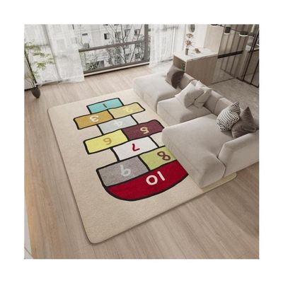 VNABO Heated Area Rug Carbon Crystal Electric Heated Floor Retro Style Heated Floor Mats Ultra Soft Indoor Electric Heated Floor
