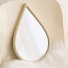 24x36.5cm Metal Frame Teardrop Decorative Mirror, Bathroom Mirror, HD/Explosion-Proof Vanity Mirror, Modern Wall Mirror, Also Can Be Used As Ornaments view 1