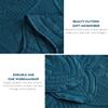 DaisyHuang Oversized Bedspread - Queen Size Bedding Cover - Modern & Contemporary Coverlet Set, Real Stitching, Reversible, Lightweight, 4 Piece, Blue view 4
