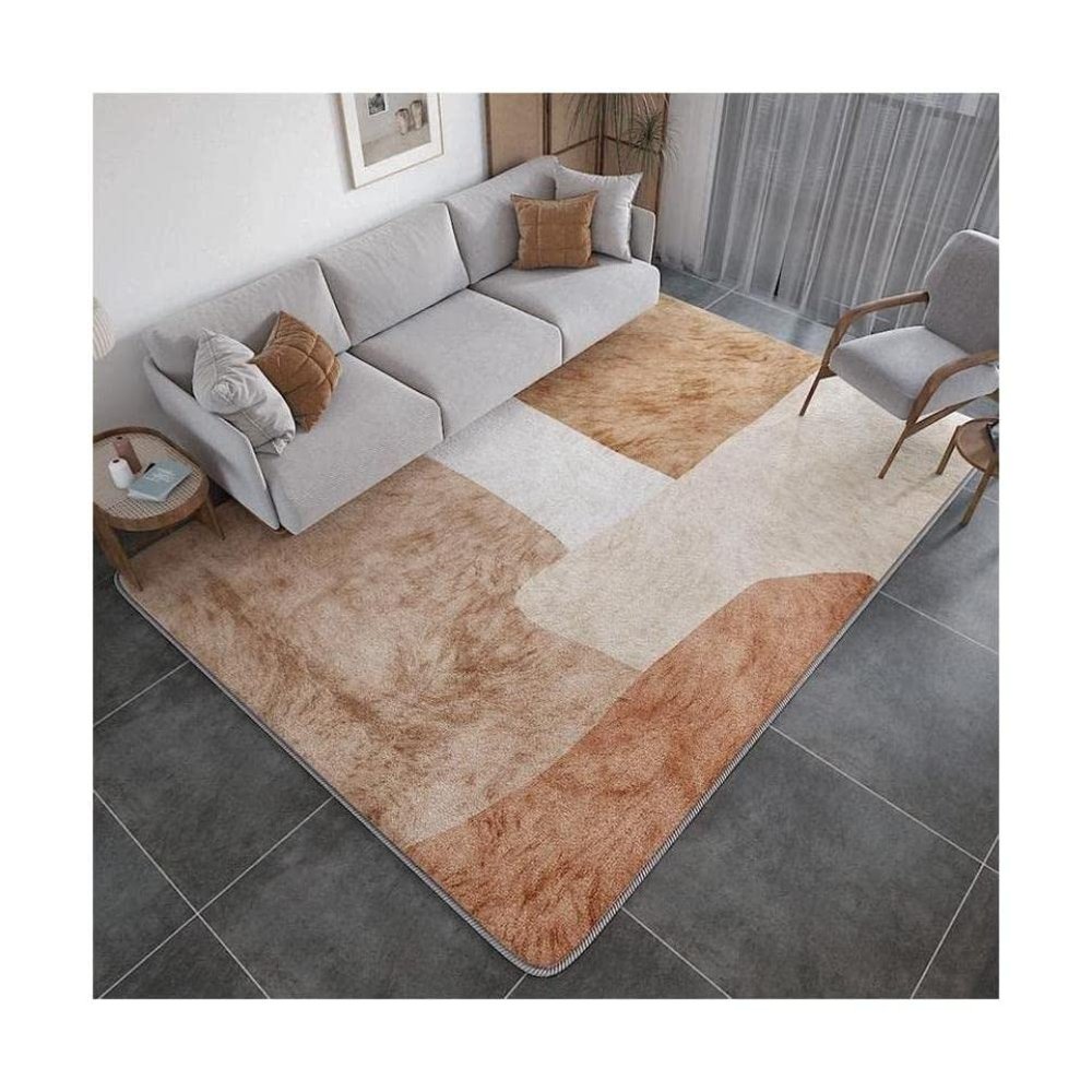 VNABO Heated Area Rug Carbon Crystal Electric Heated Floor Retro Style Heated Floor Mats Ultra Soft Indoor Electric Heated Floor